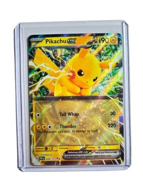 Pokémon TCG – Pikachu ex 028/131 – Double Rare – Holo